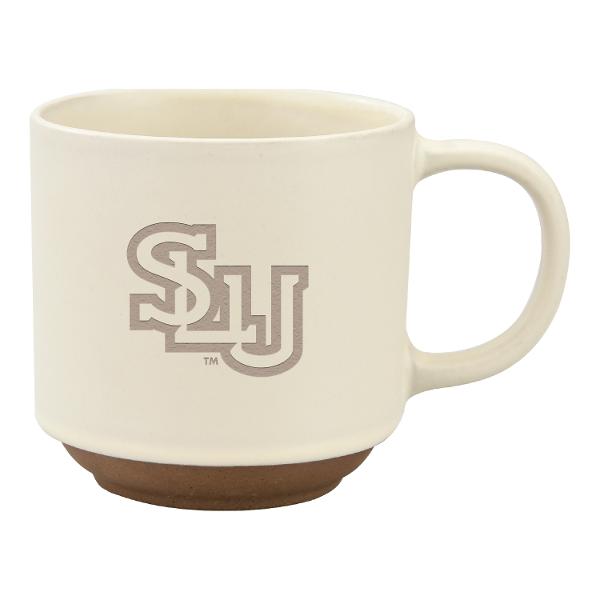 Etched SLU Mug Cream; $19.95