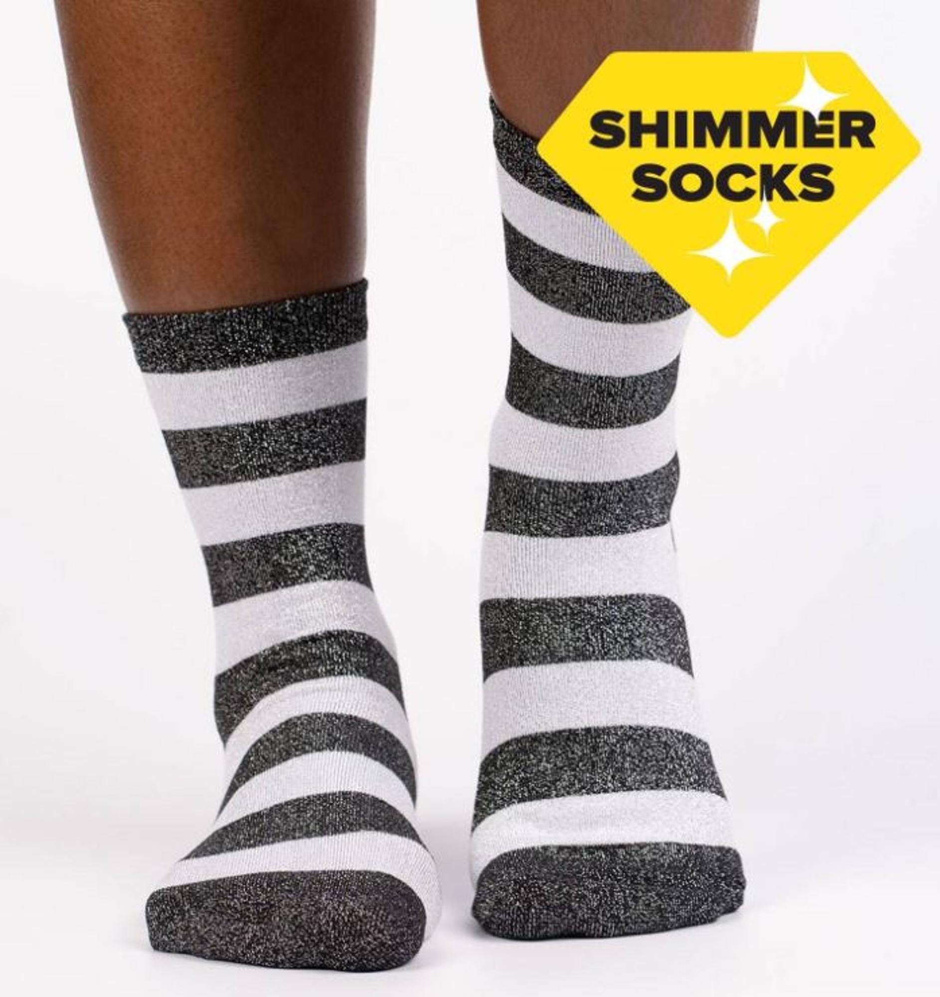 image of: Shimmer Socks - Puttin' on the Glitz