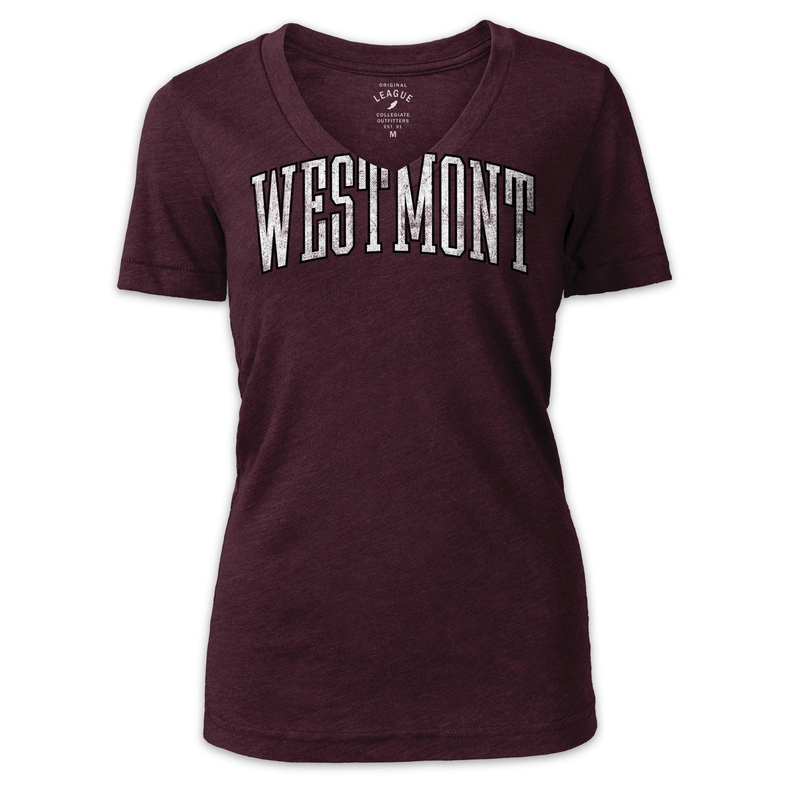image of: League My Fav V-Tee Heath Varsity Maroon