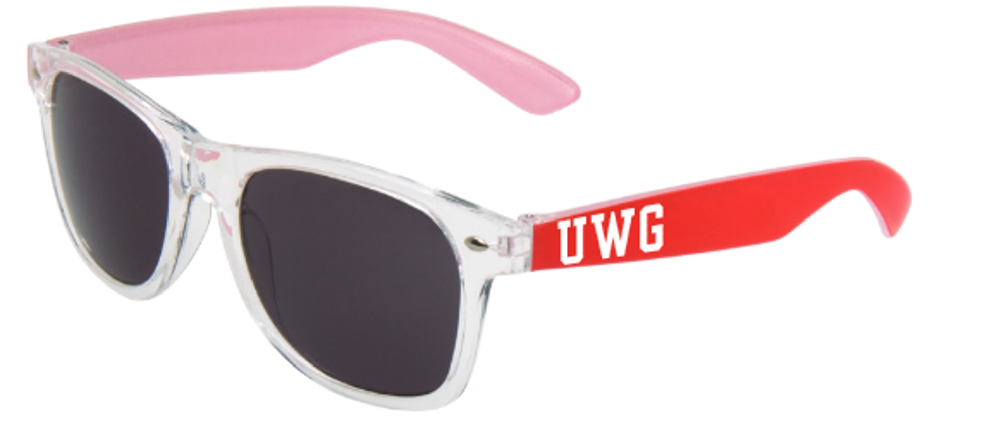 image of: Clear Front/Painted Arm Sunglasses