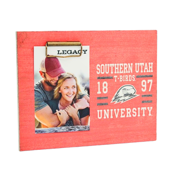 Legacy Red 1897 Wood Photo Holder – 8" x 10"; $31.99