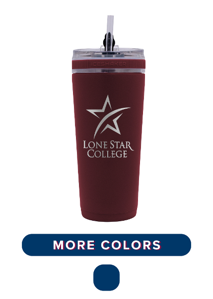 Lone Star College Laser Engraved Flex Ice Shaker Bottle; $39.95