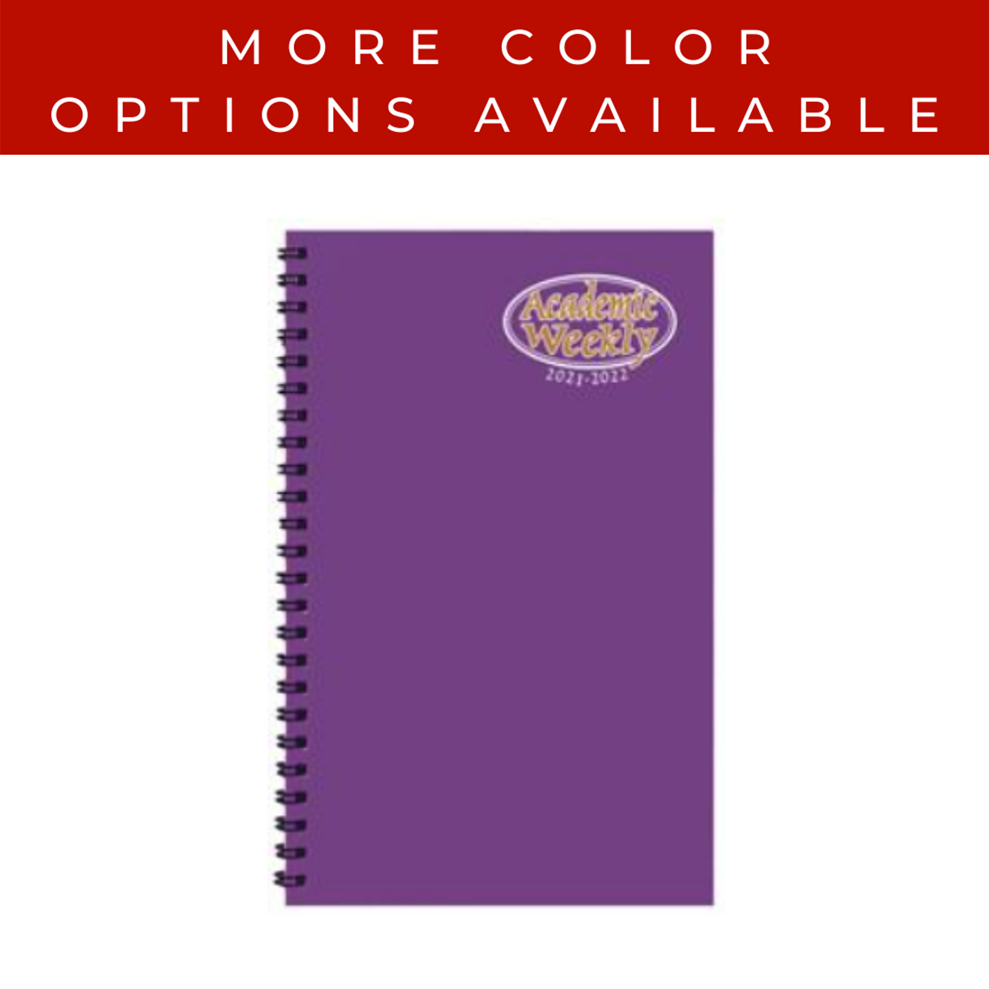 image of: Aug 2023- July 2024 Technocolor Student Assignment Weekly Planner 5.5" x 8.5"