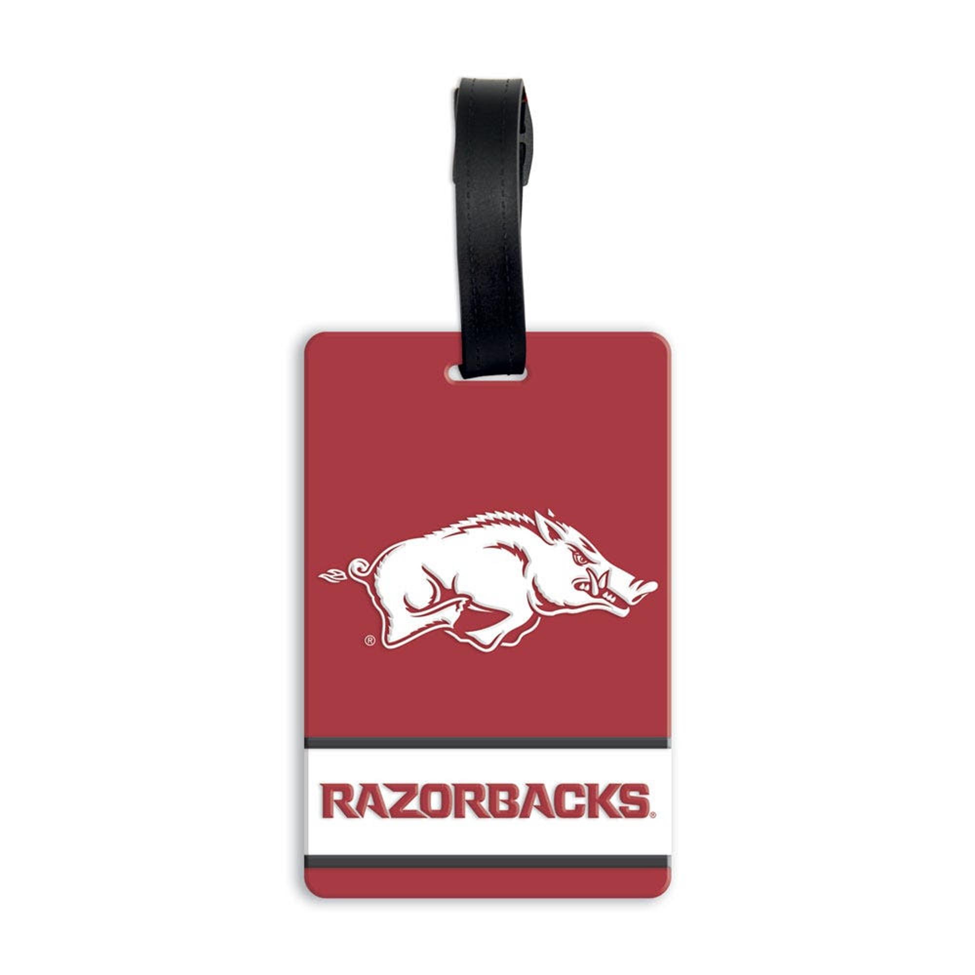 image of: Arkansas Razorback PVC Bag Tag