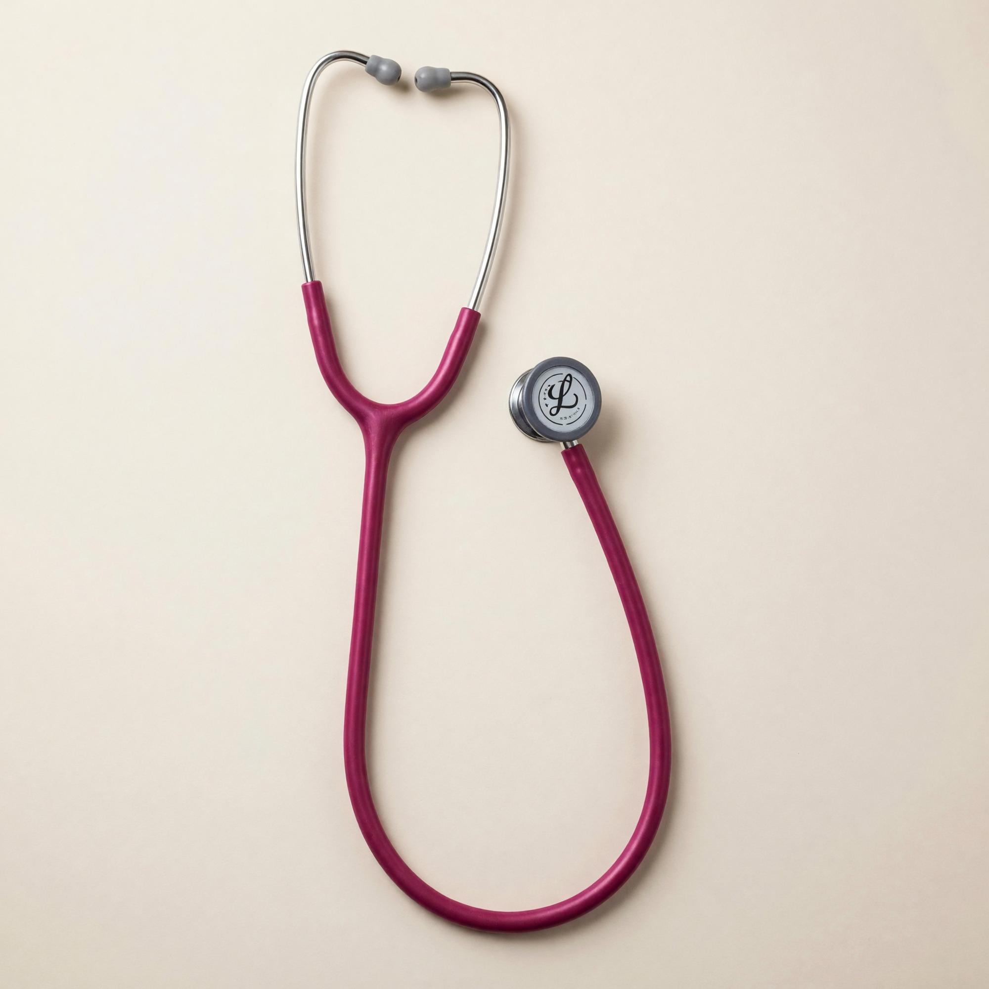 Product image 1 of 3 for SATIN FINISH RASPBERRY STETHOSCOPE