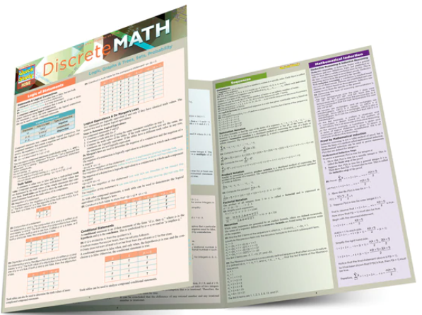 Cover image for DISCRETE MATHEMATICS LAMINATED STUDY GUIDE