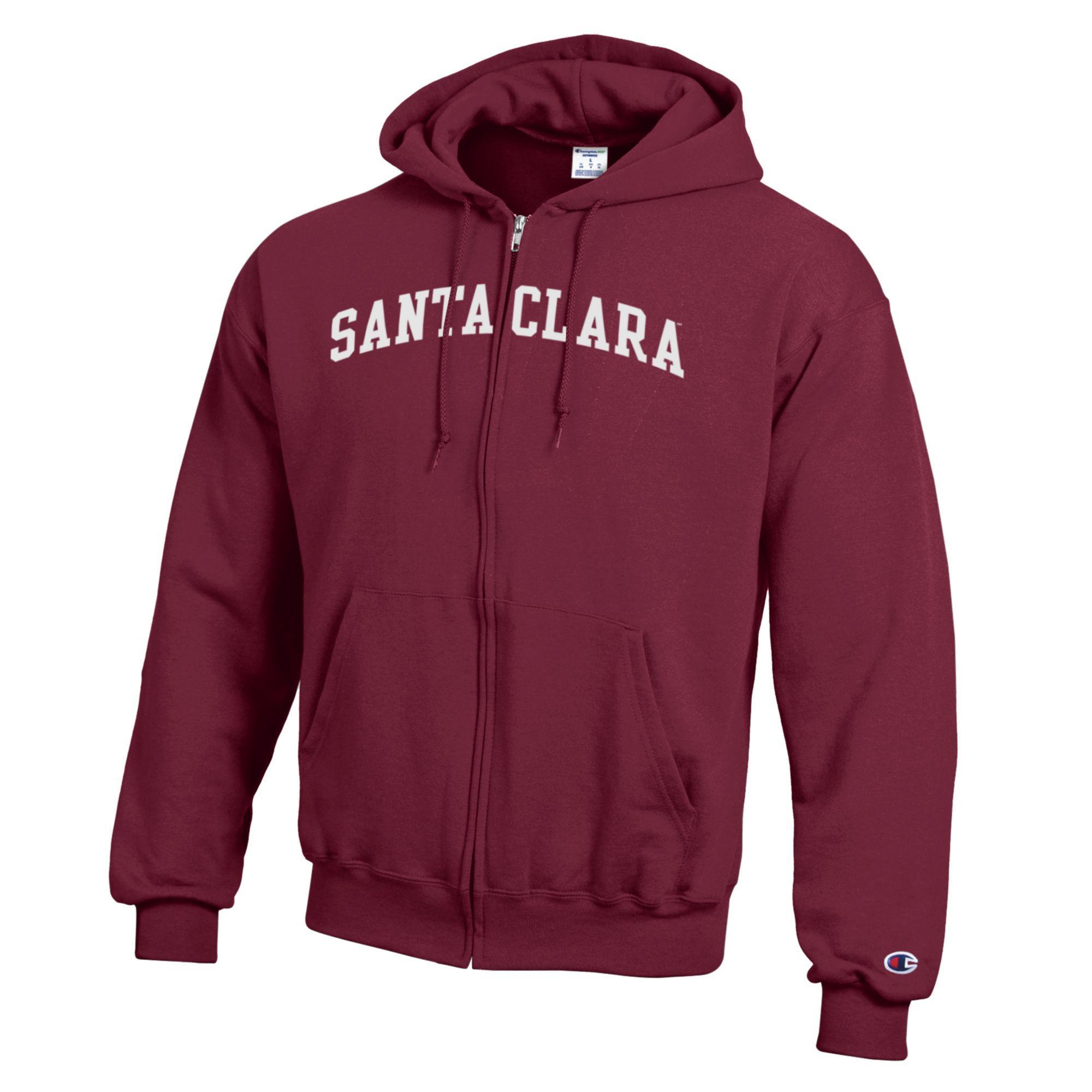 Product image 1 of 1 for Santa Clara Broncos Champion Powerblend Full Zip Hood, Garnet
