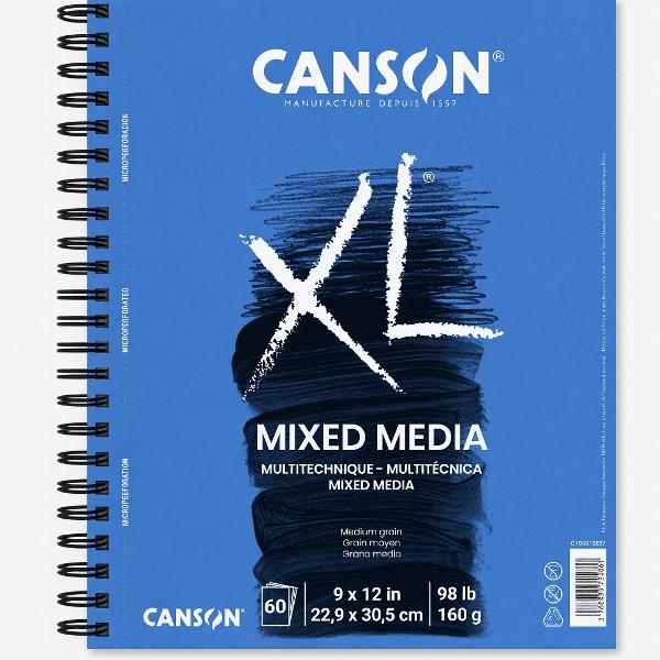 CANSON 9X12 MIX MEDIA PAD; $14.99