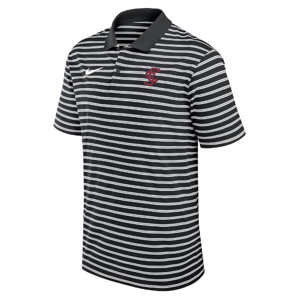 Santa Clara Broncos Nike Victory Stripe Polo, Black; $75.00