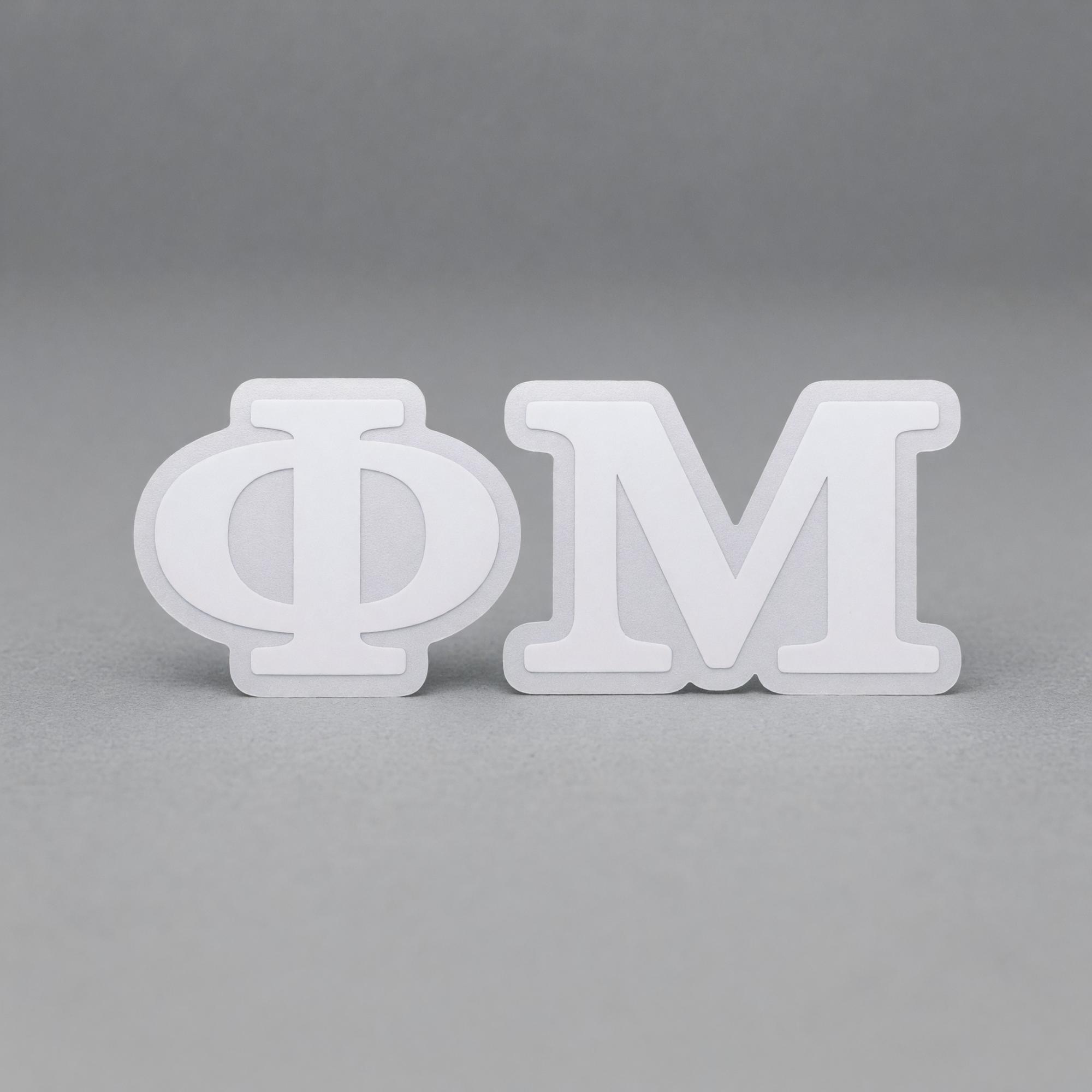 Variant 10 of 12 for Sorority Greek Letter Decal Sticker