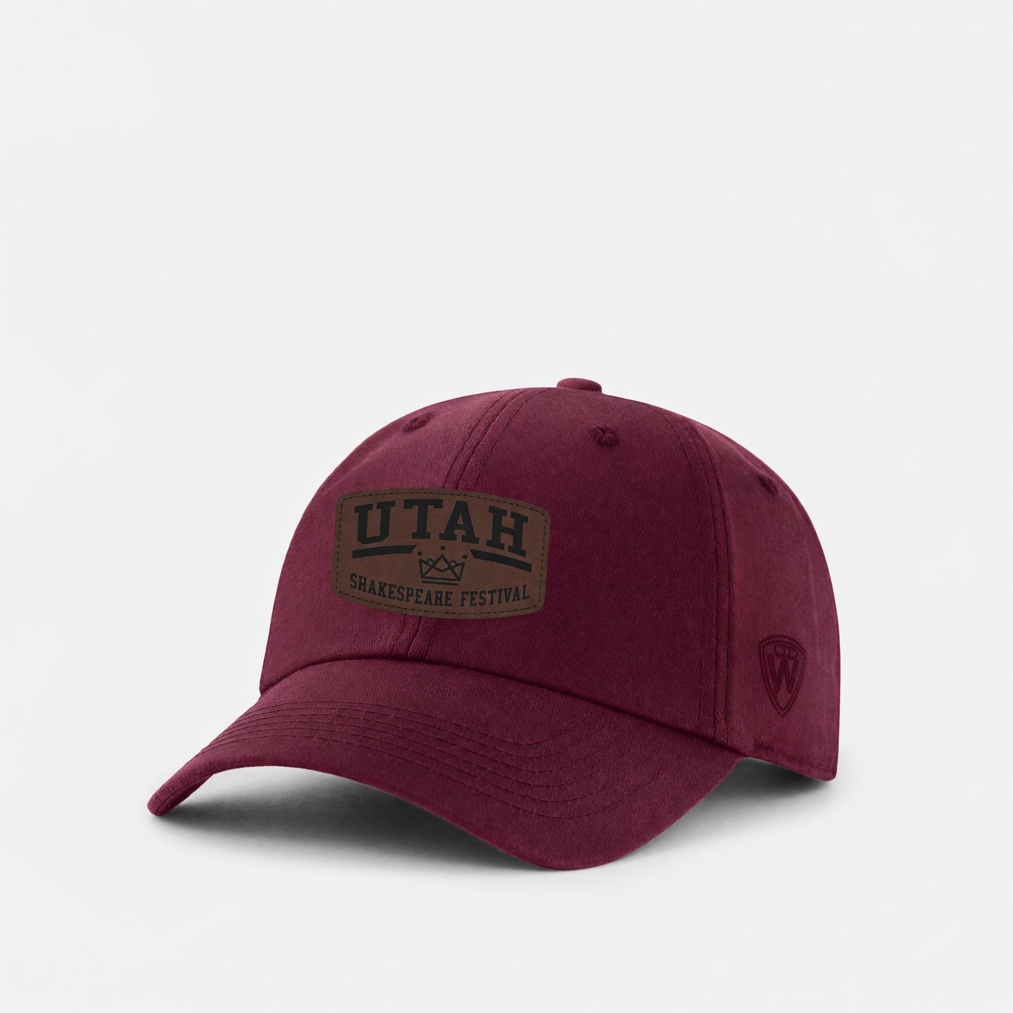 Product image 1 of 1 for Utah Shakespeare Festival Leather Patch Hat 2024