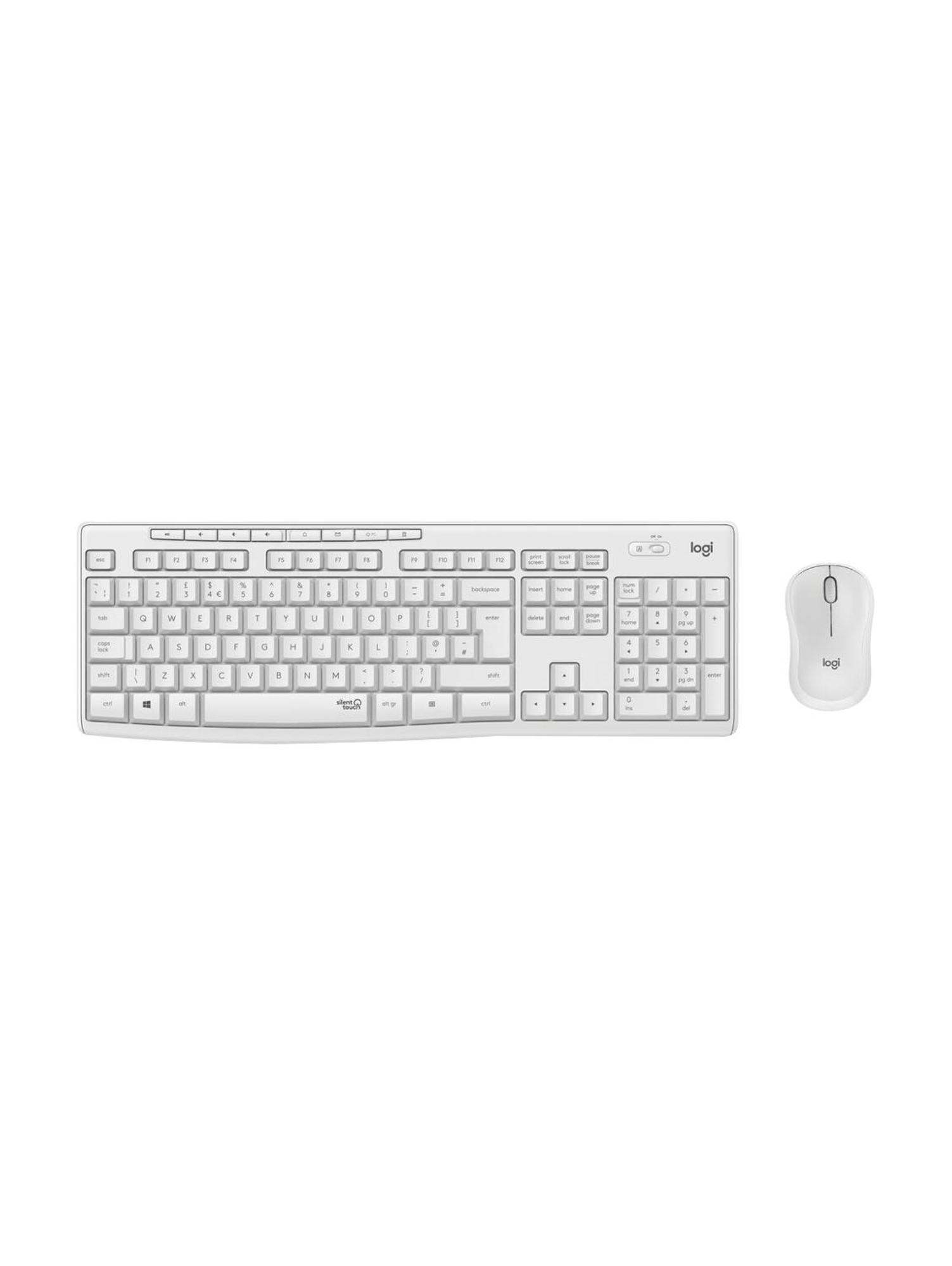Product image 1 of 1 for Logitech MK295 Silent Wireless Keyboard Mouse Combo Off White