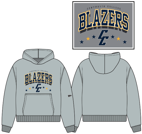 Hype & Vice Centralia College Blazers Hoodie; $59.99