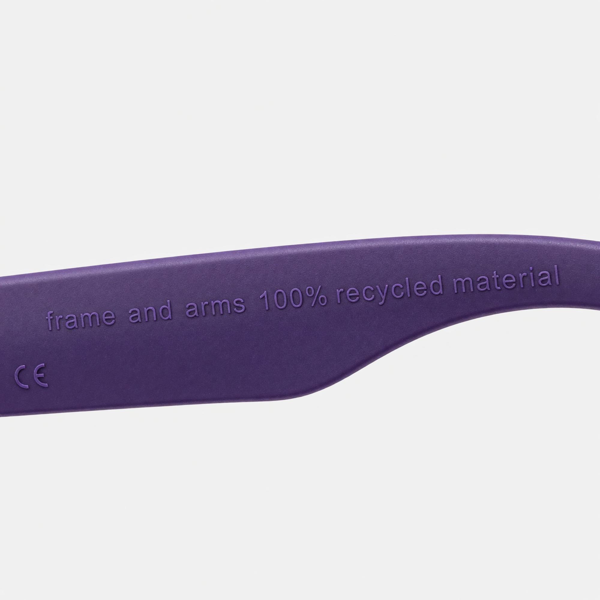 Product image 3 of 3 for UWSP Retro Sunglasses, Purple & Black