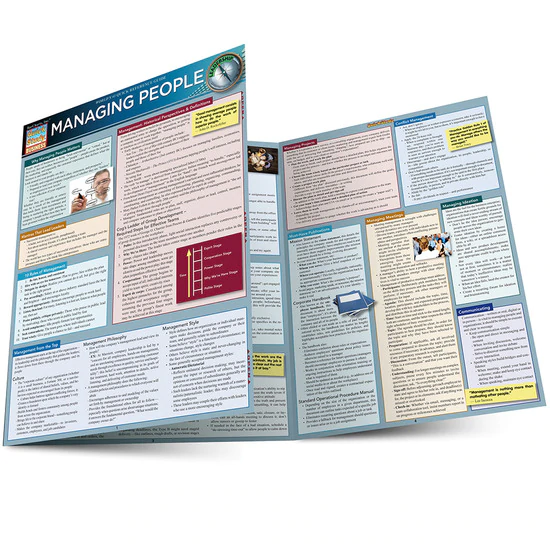 Cover image for MANAGING PEOPLE LAMINATED STUDY GUIDE