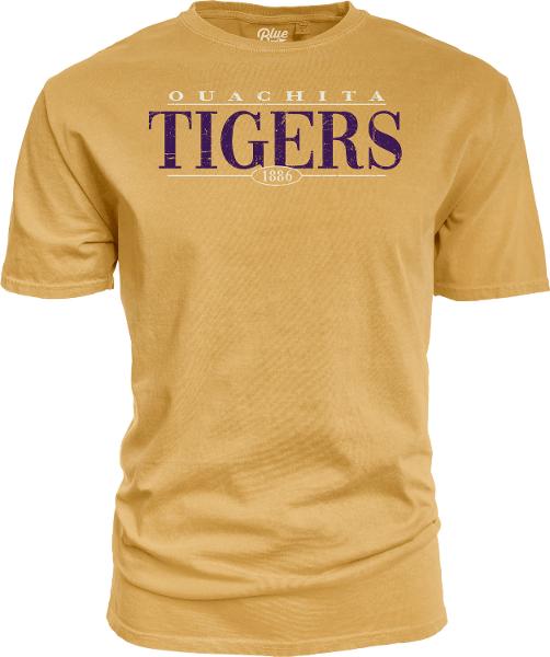 *FINAL SALE* Ouachita Tigers Million Miles Dyed Ringspun Tee; $26.99