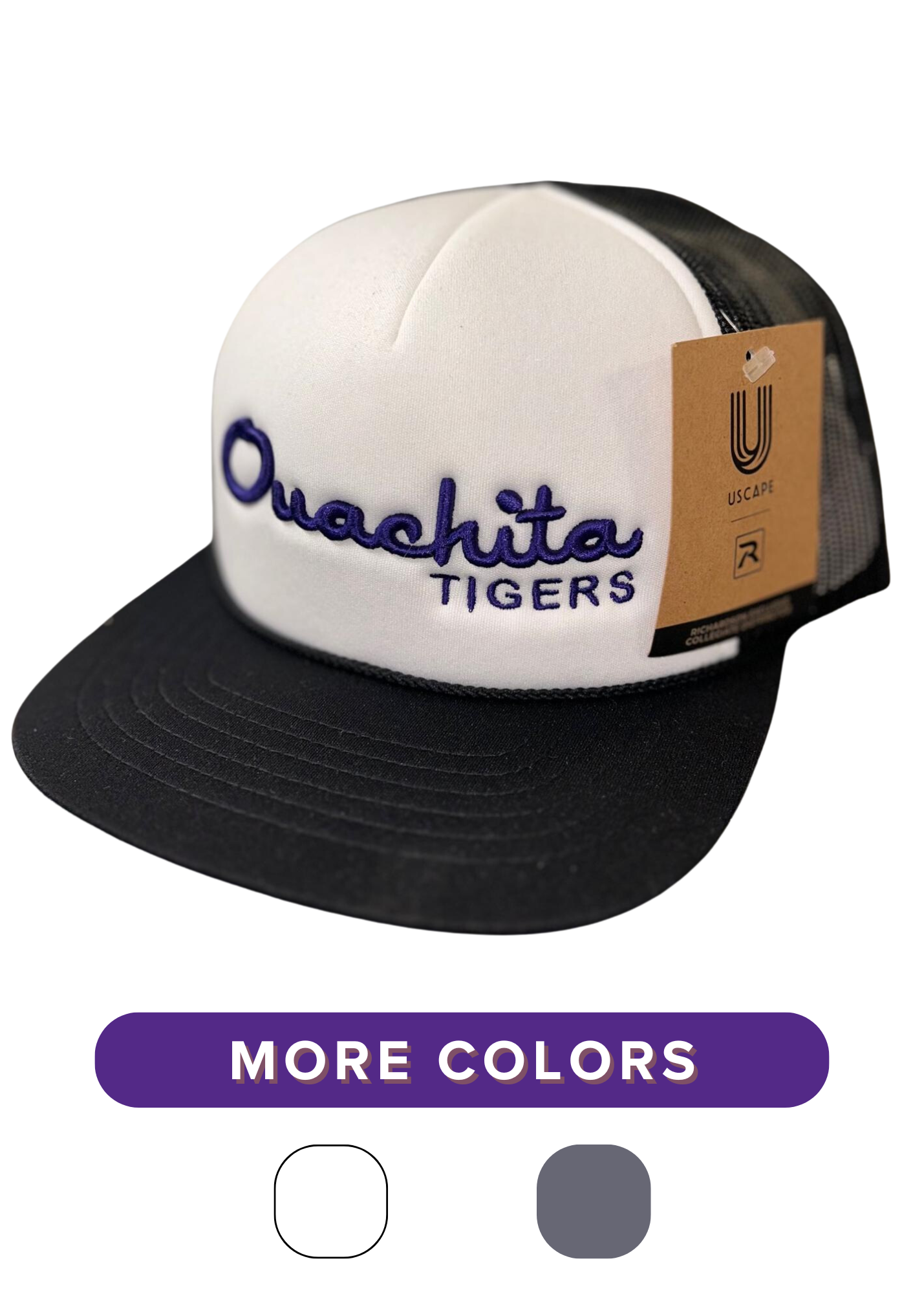 image of: Ouachita Tigers Richardson 113 Foamie Trucker Hat