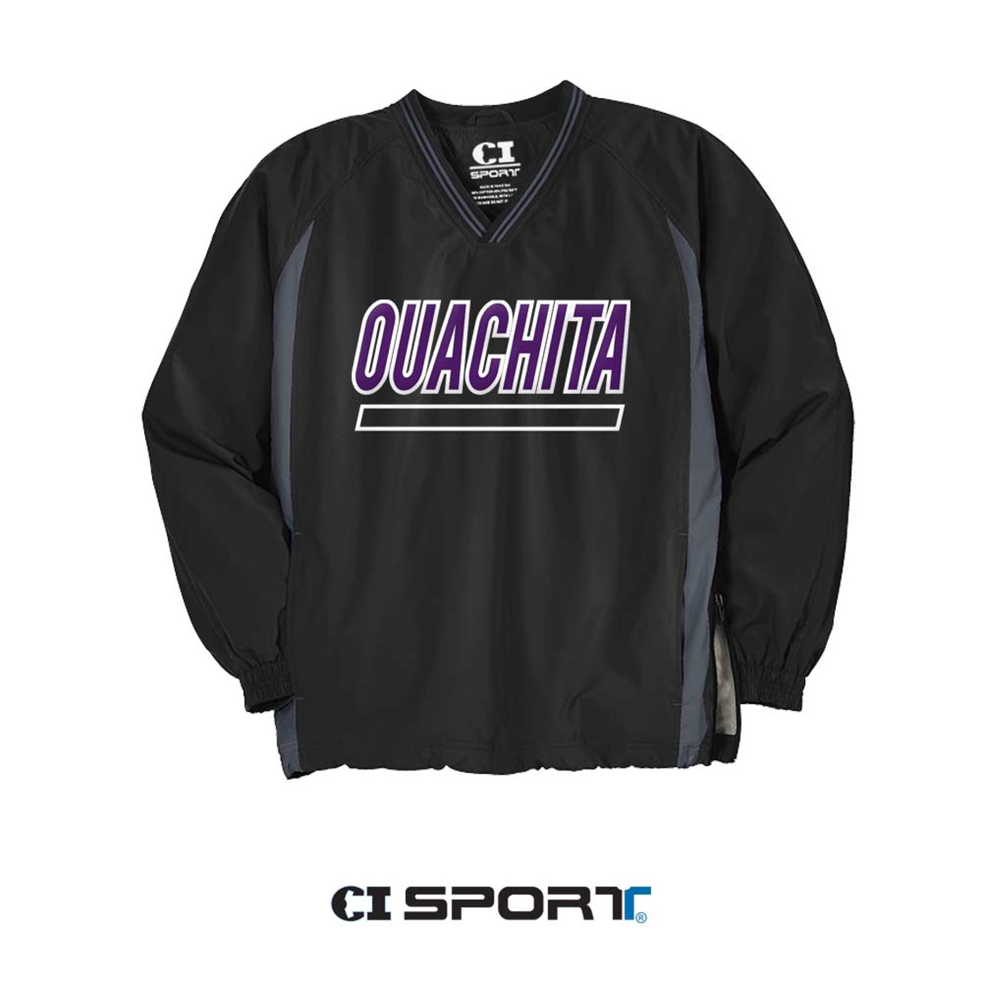 image of: Ouachita Trousdale V-Neck Raglan Windshirt