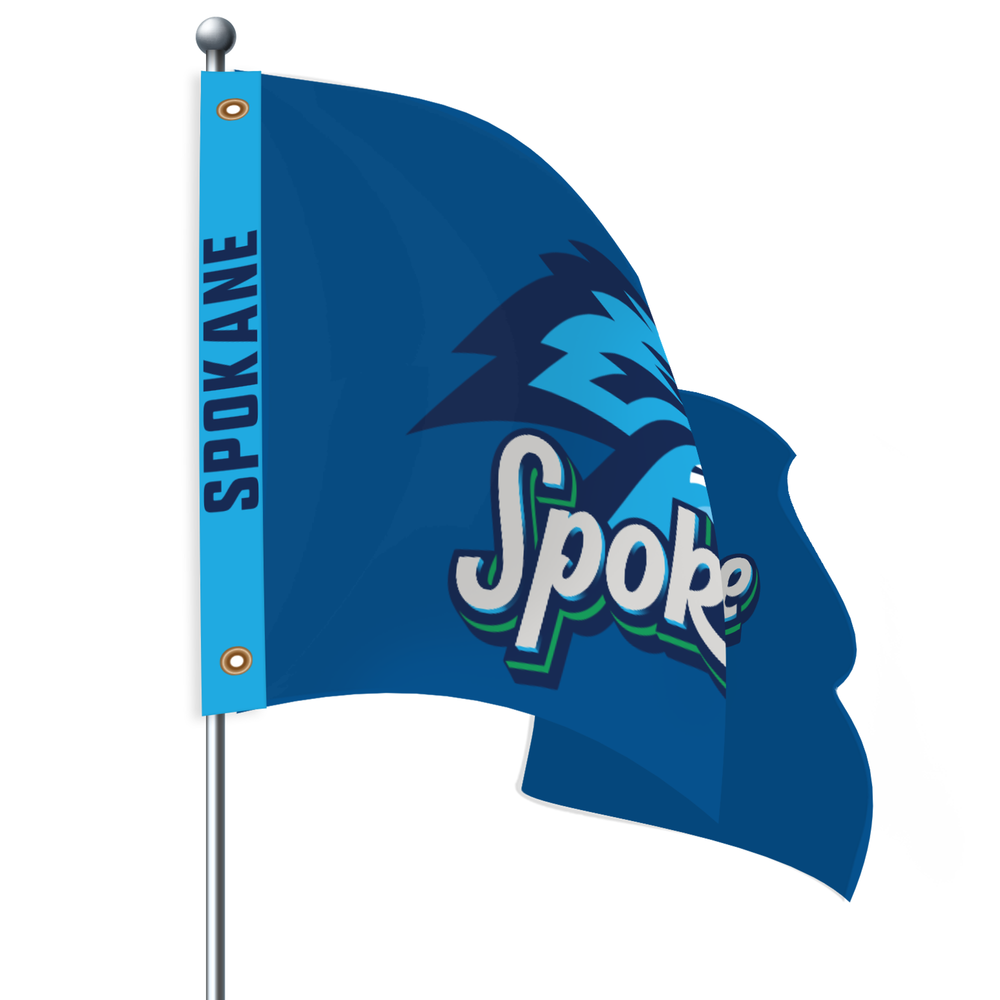 Product image 2 of 2 for SFCC 3X5 ULTRAWAVE FLAG SASQUATCH