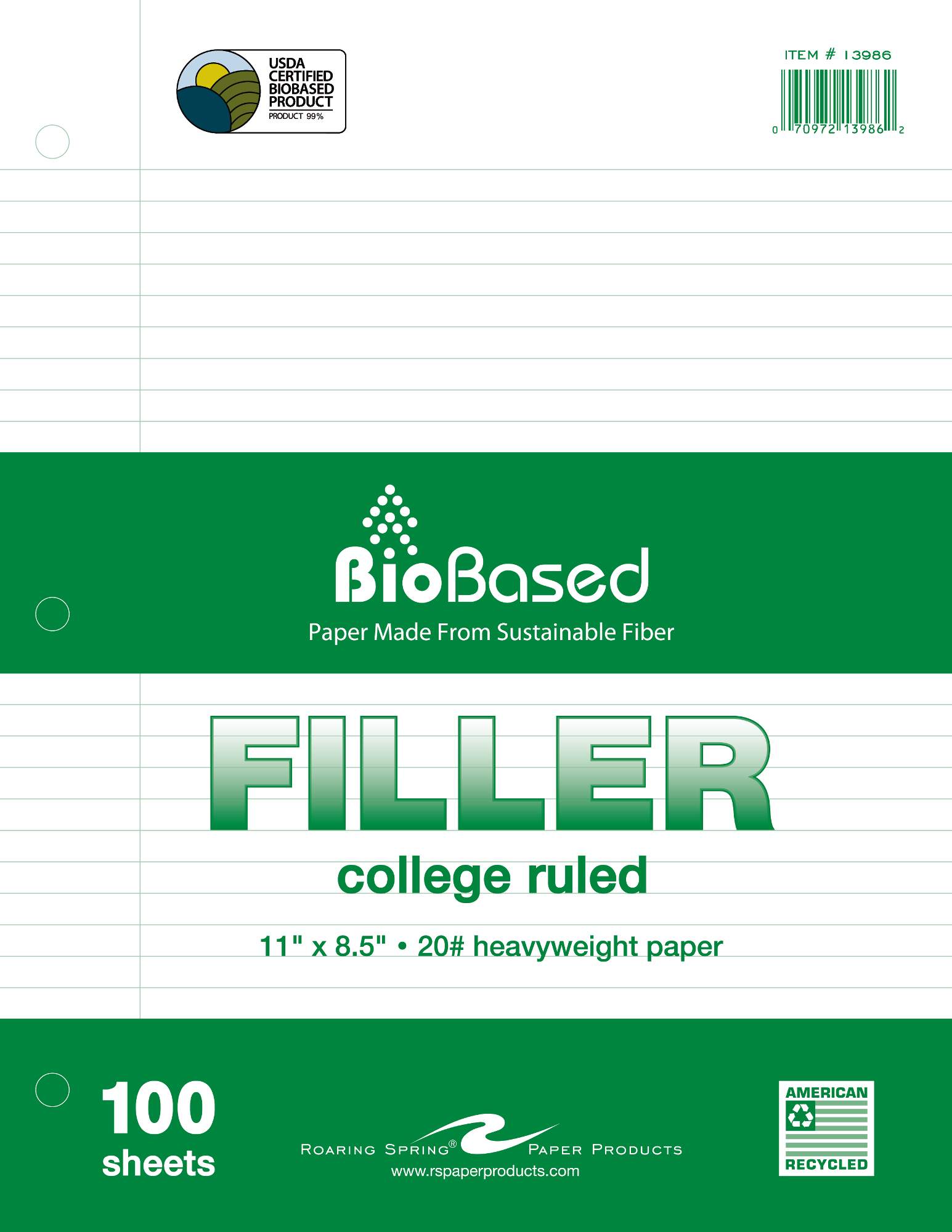 Product image 1 of 1 for PAPER LOOSE LEAF 3 HOLE PUNCH