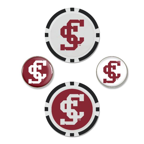 Santa Clara Broncos Golf Ball Marker Set, 4 Pack; $19.98