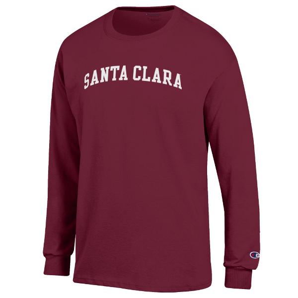 Santa Clara Broncos Champion Jersey Long Sleeve Tee, Garnet; $34.98
