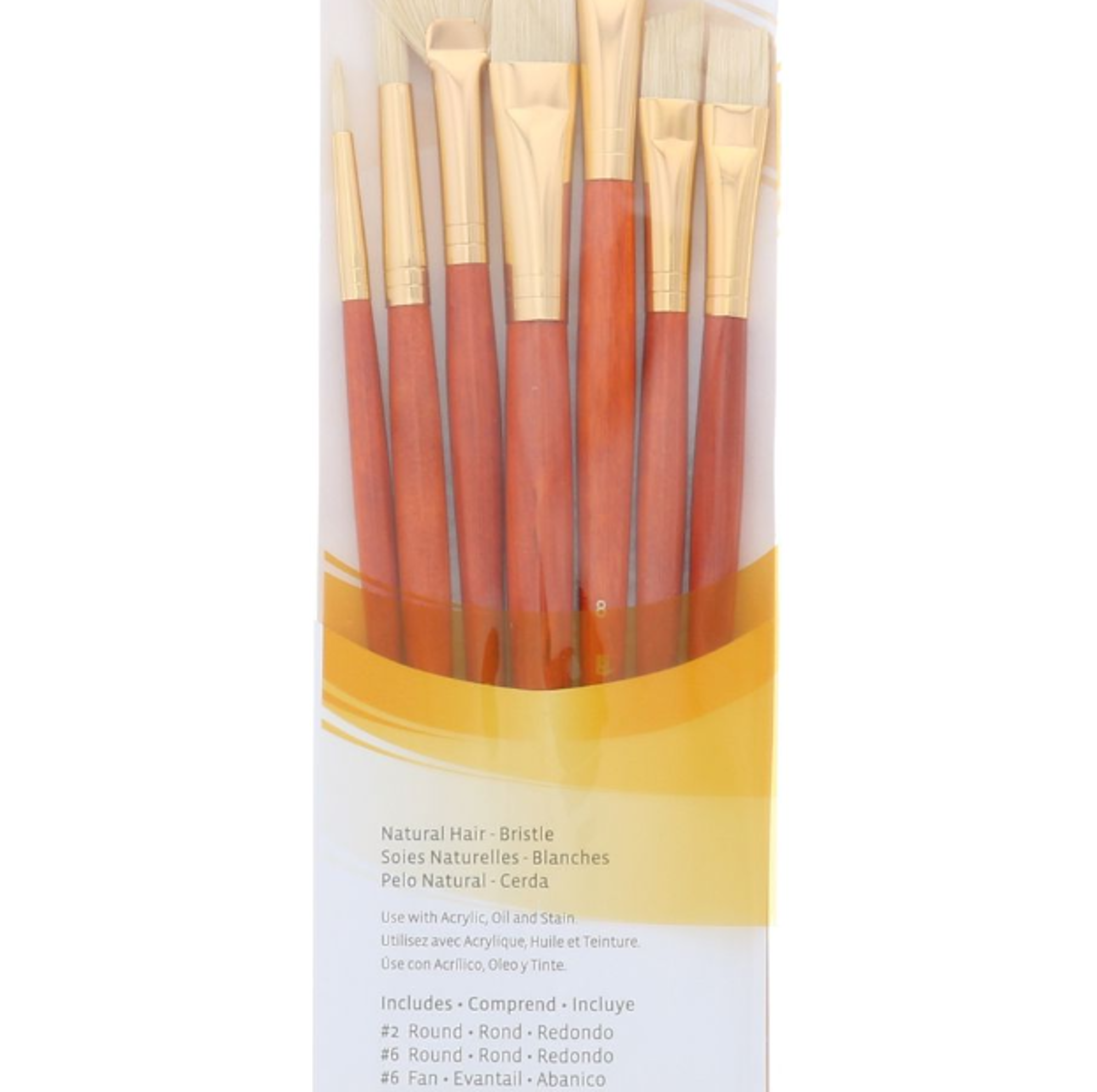 image of: Princeton Bristle Brush Set, 7 Pack