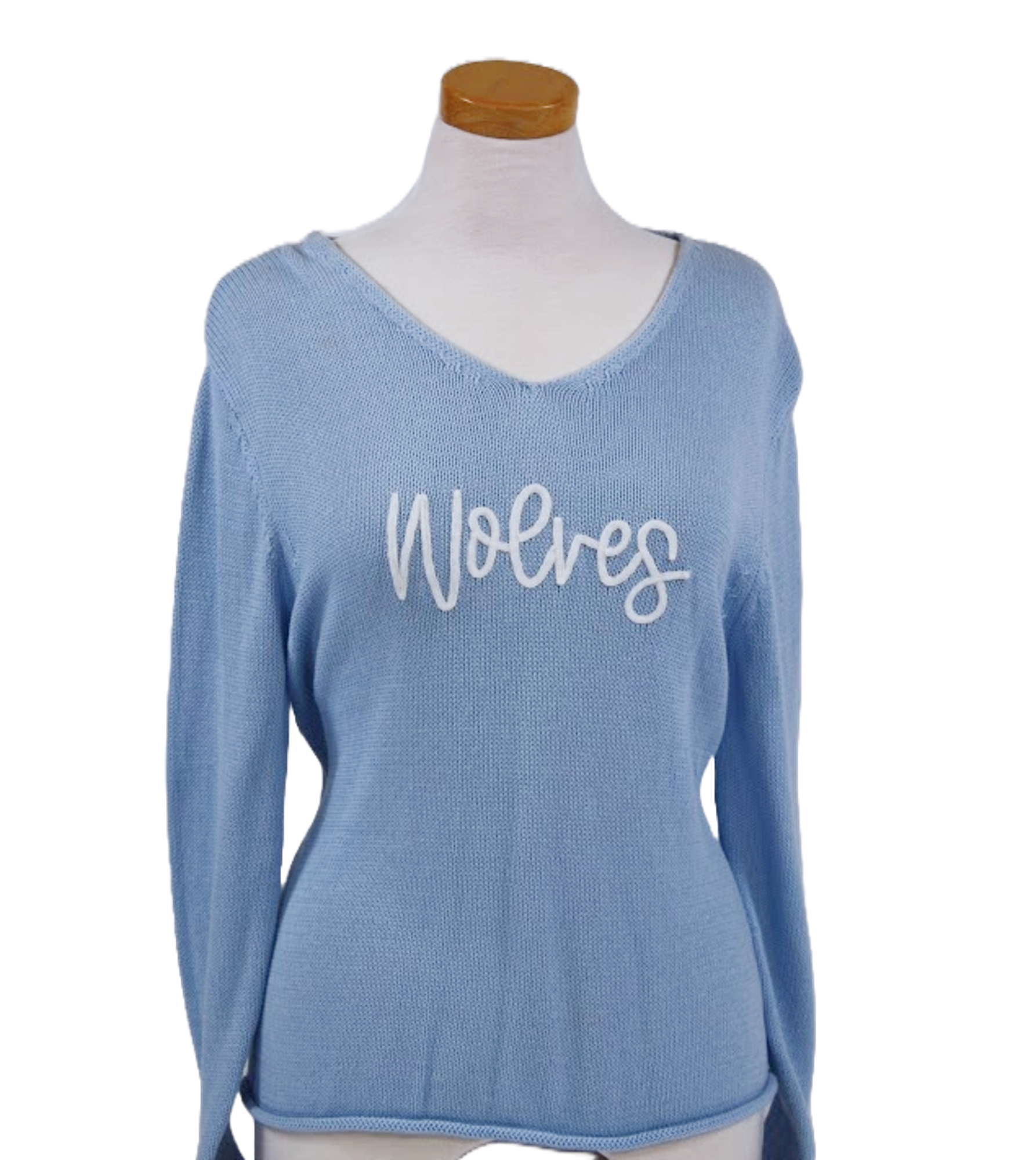 Product image 1 of 2 for WOLVES VNECK SWEATER