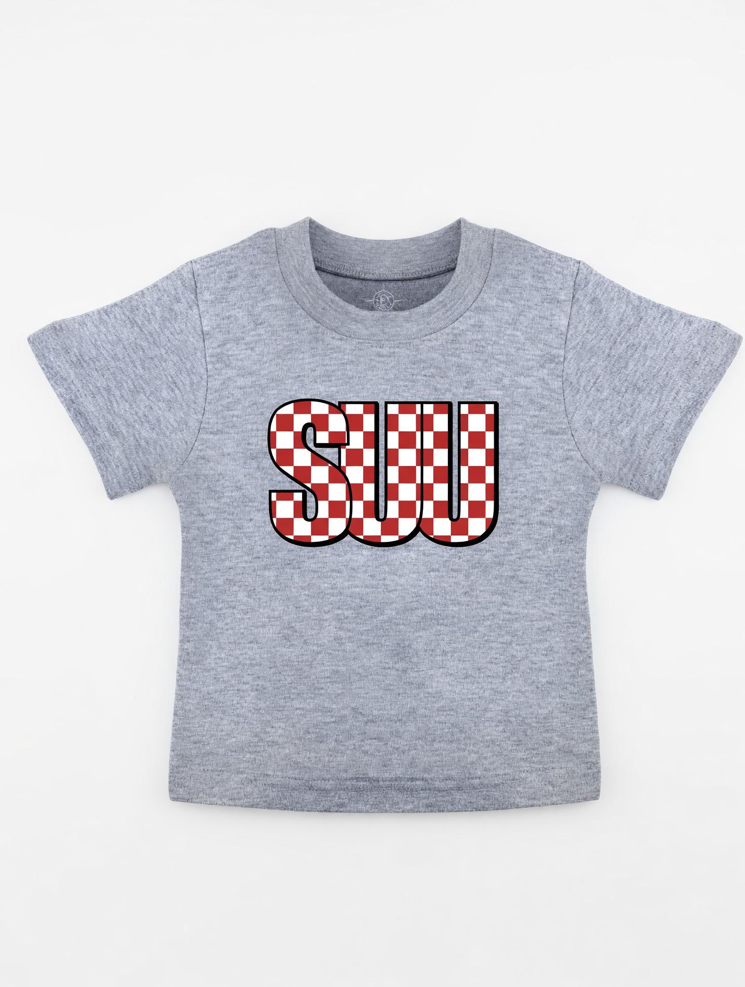 Product image 1 of 1 for CK  TODDLER TEE GRAY S/S SUU CHECKERED