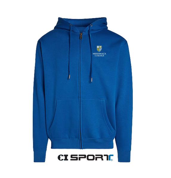 MC Royal Blue Zipper Hoodie; $64.99