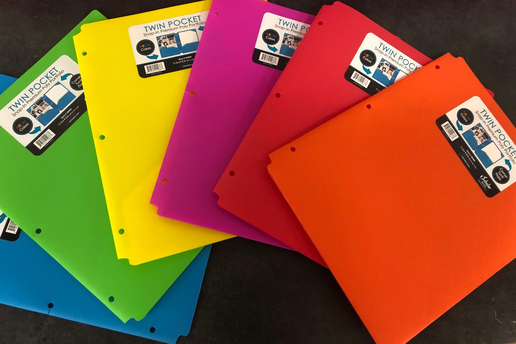 image of: Neon 2 Pocket Portfolio