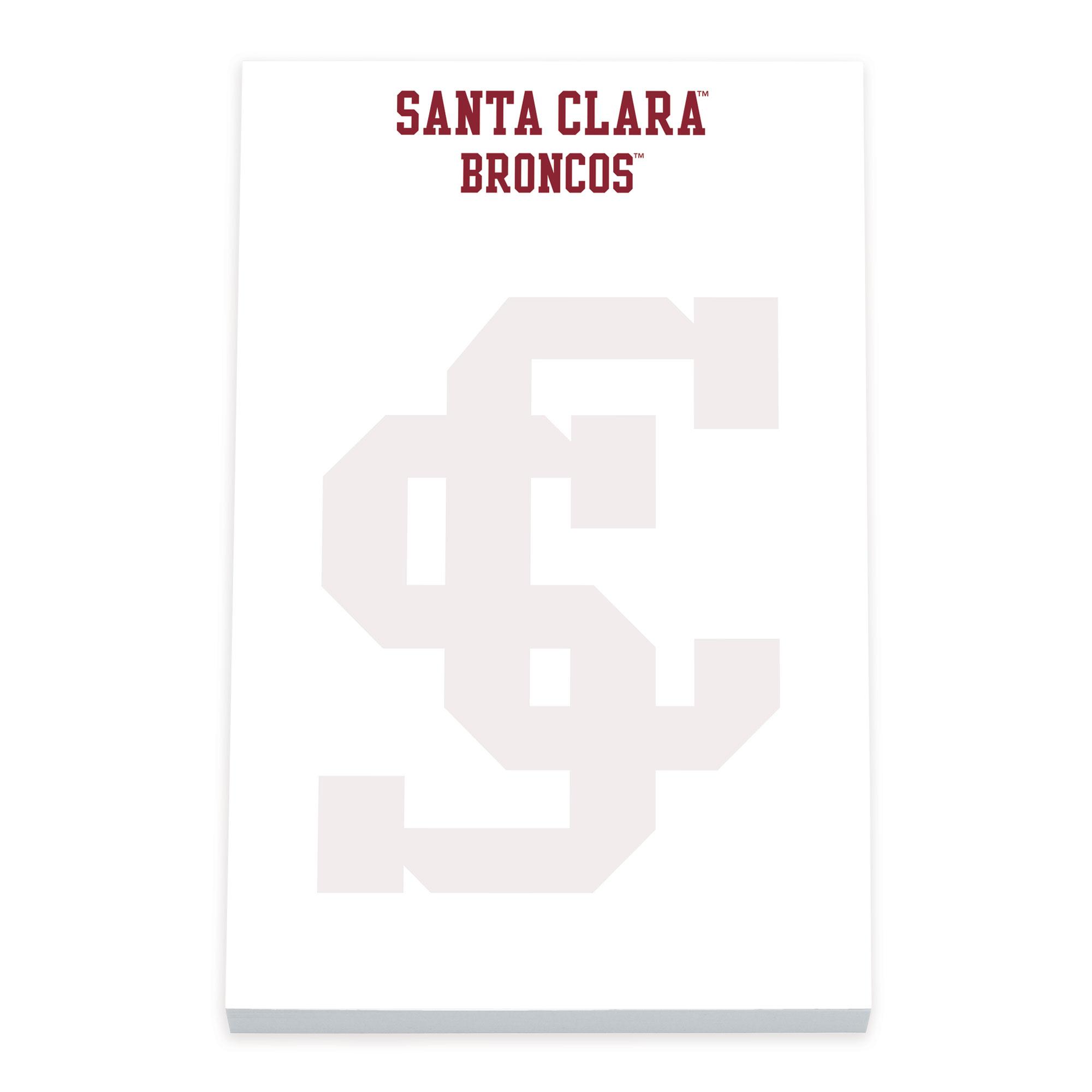 image of: Santa Clara Broncos 4in x 6in Scratch Pad, 2 Pack