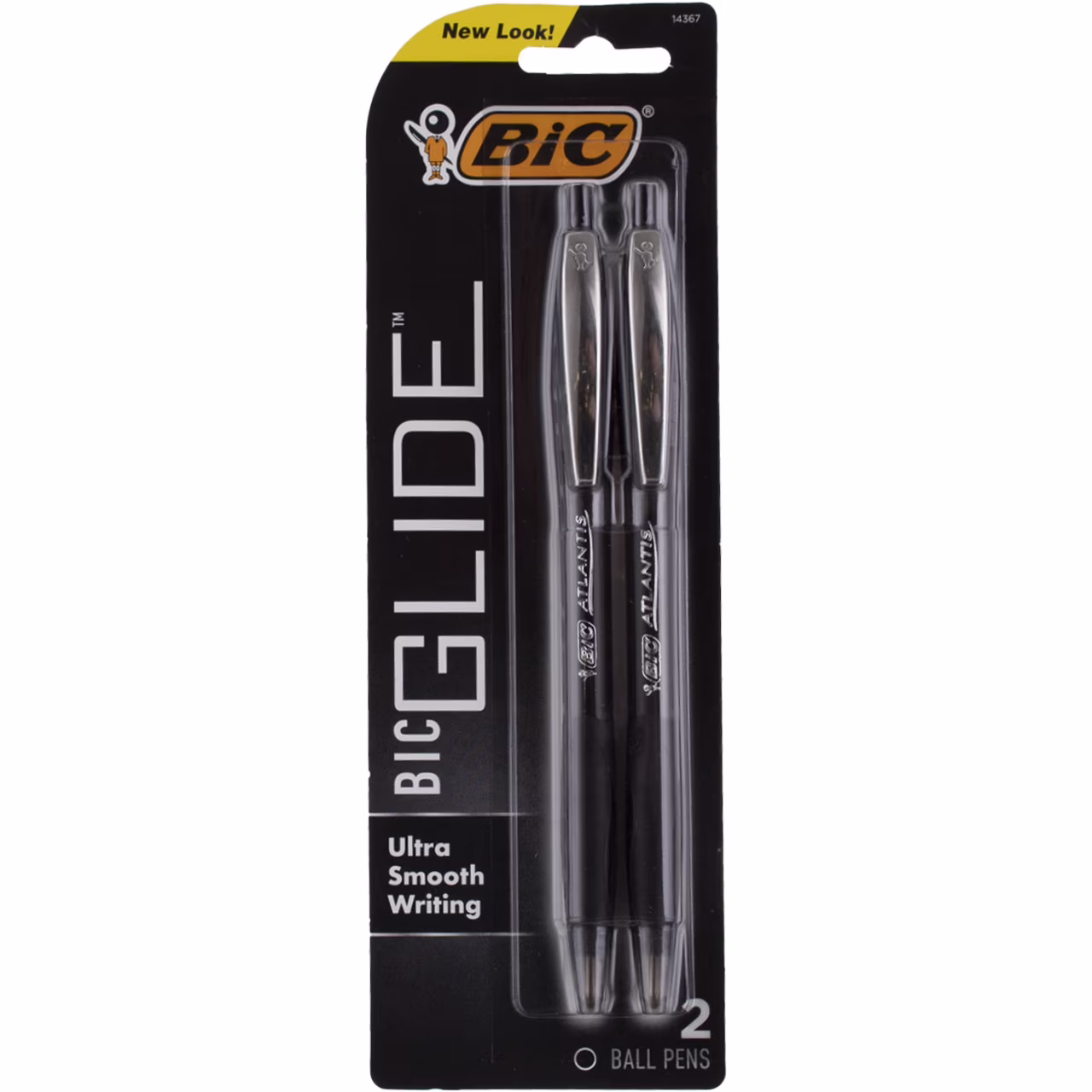 Product image 1 of 1 for Pen Atlantis Black Glide 2PK Bic