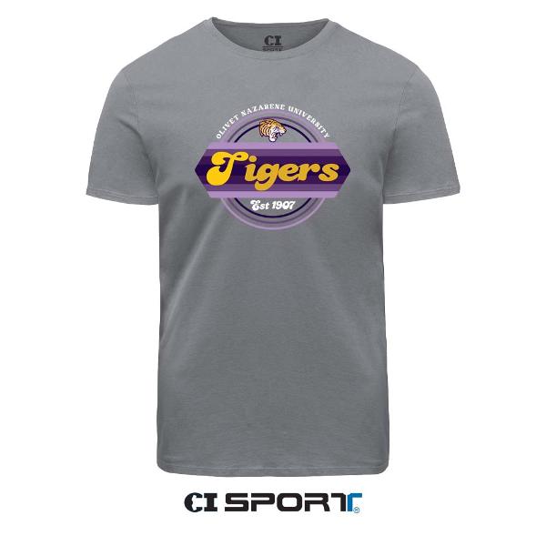 Olivet Nazarene Tigers Threadfast Ultimate Tee, Smoke; $26.99