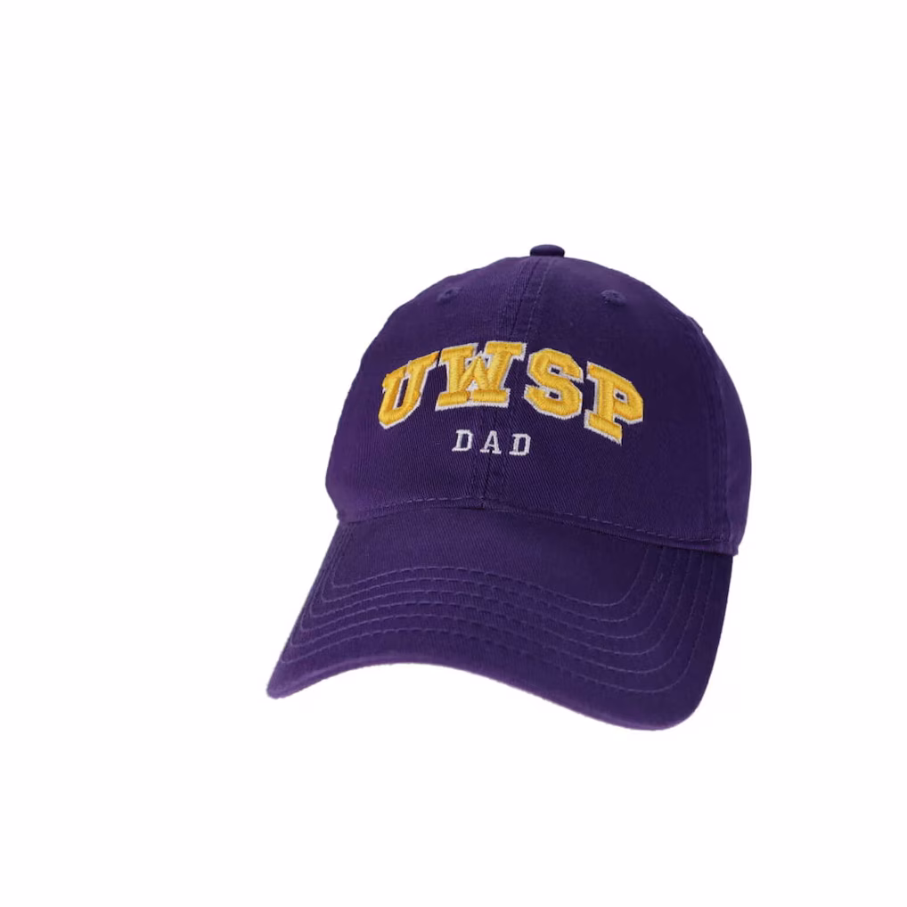 Product image 1 of 1 for University of Wisconsin Stevens Point NCAA Arch SSN Dad EZA, Purple
