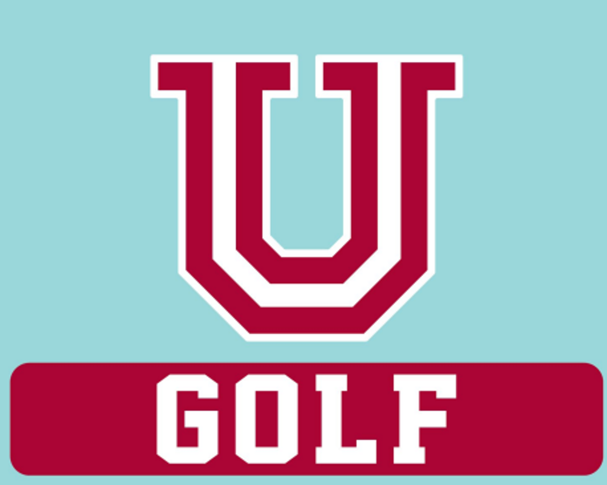 image of: Union University Golf Perfect Cut Decal