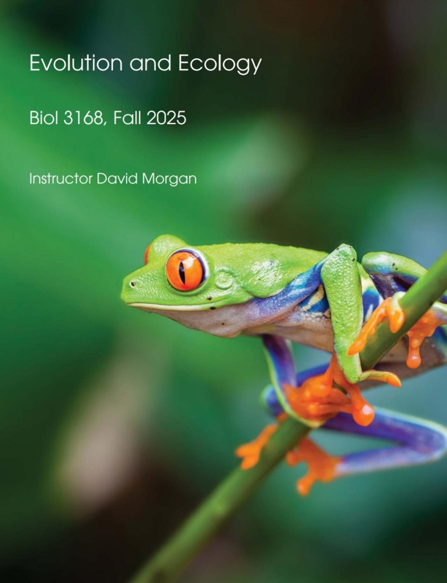 Cover image for EVOLUTION AND ECOLOGY: BIOL 3168