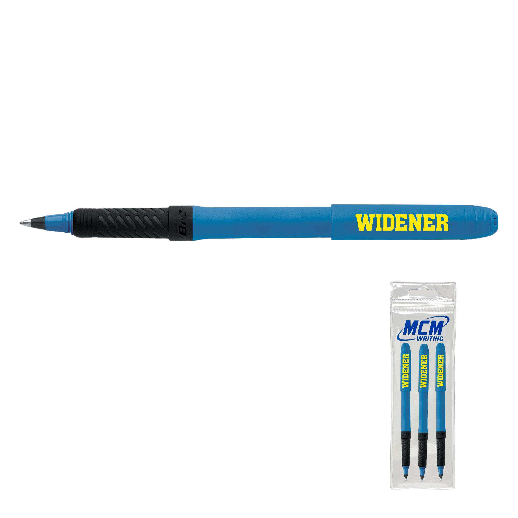 Product image 1 of 1 for Widener Bic Grip Roller Pen, 3pk