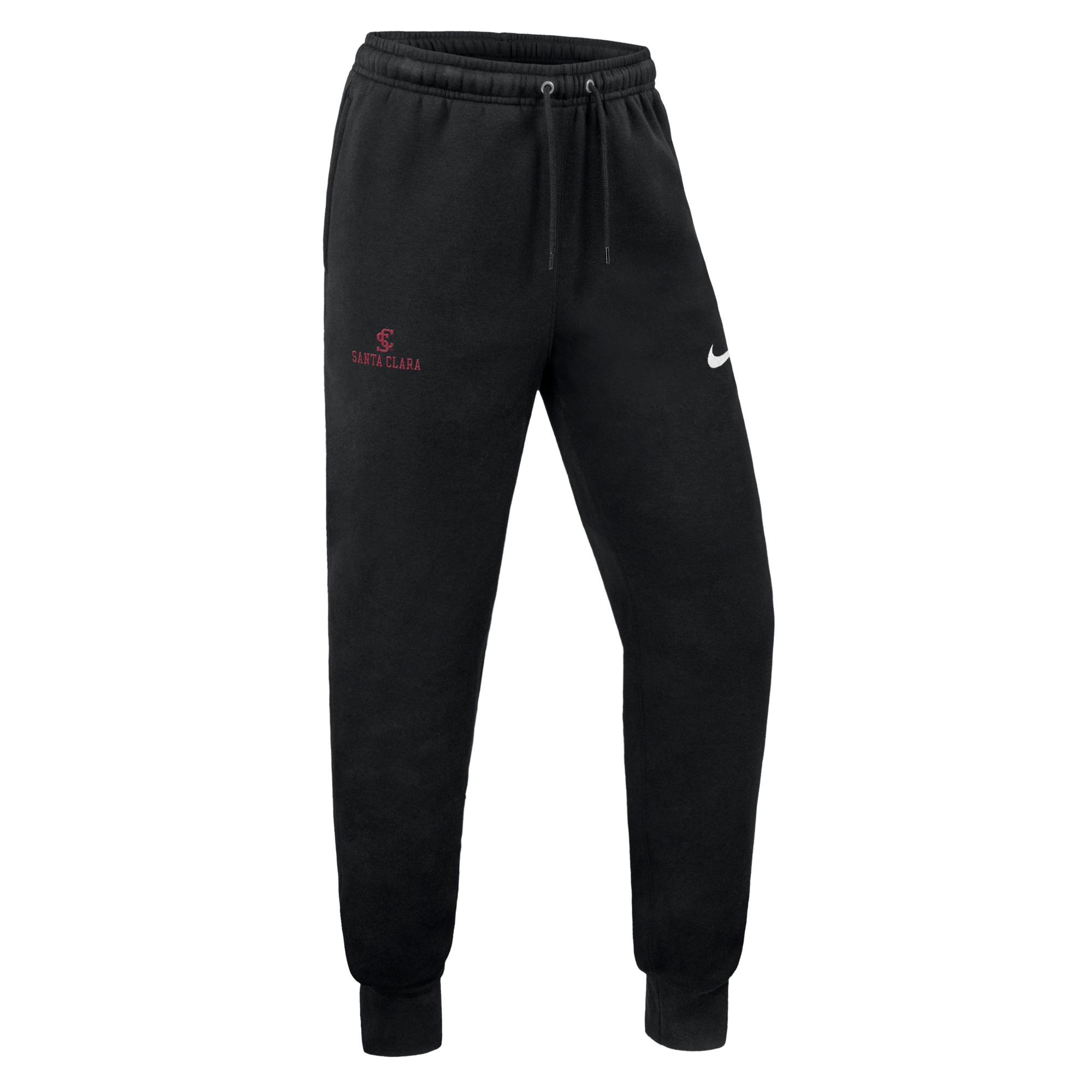 image of: Santa Clara Broncos Nike Club Fleece Jogger, Black