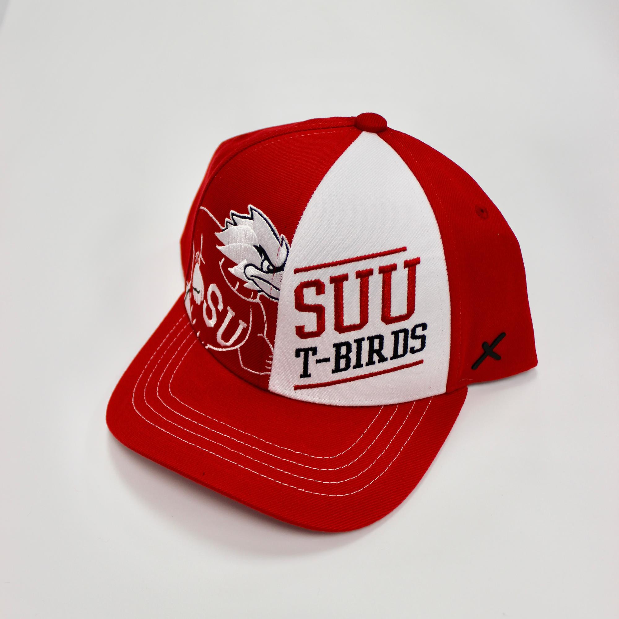 image of: CAPX YOUTH HAT JUMBO FIGHTINGBIRD RED/WHITE