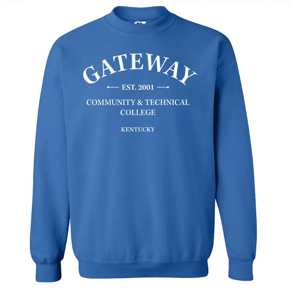 KGCTC CREW SWEAT COLLEGIATE; $54.99