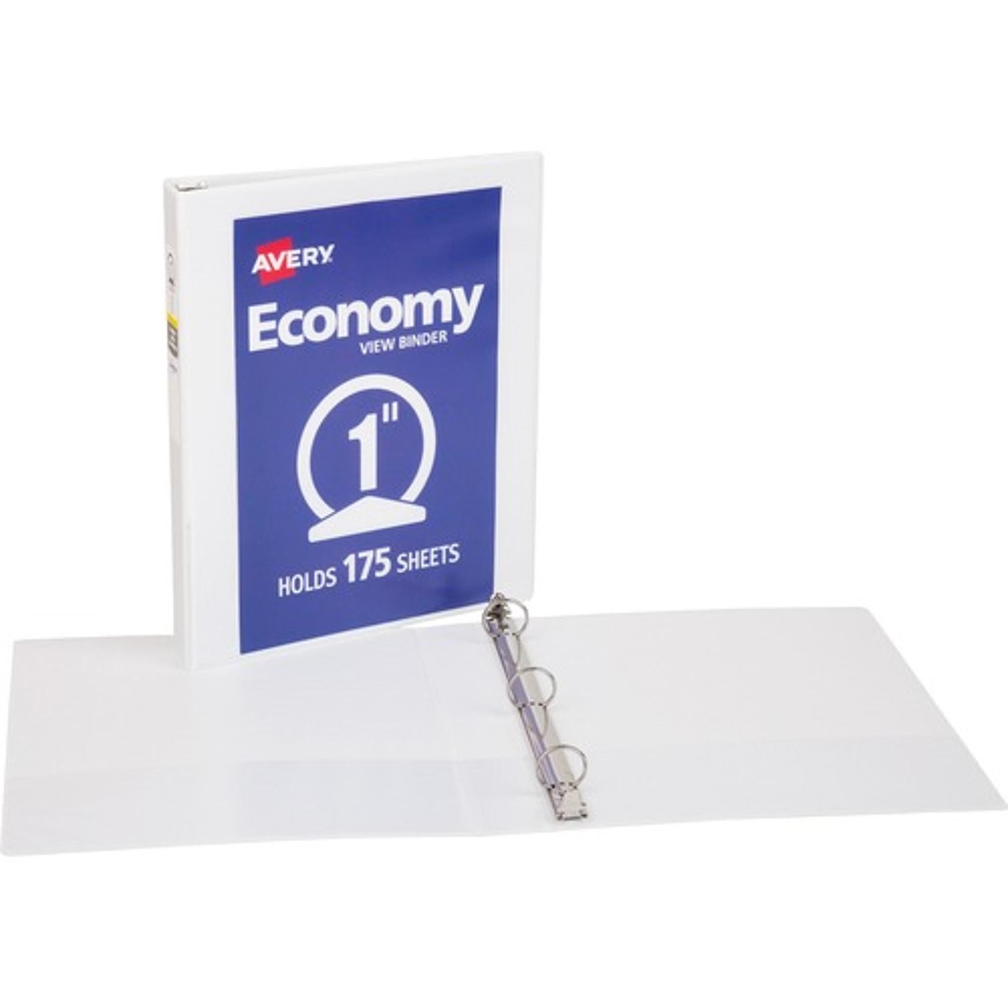 Product image 1 of 1 for Economy View Binder - White - 0.5in