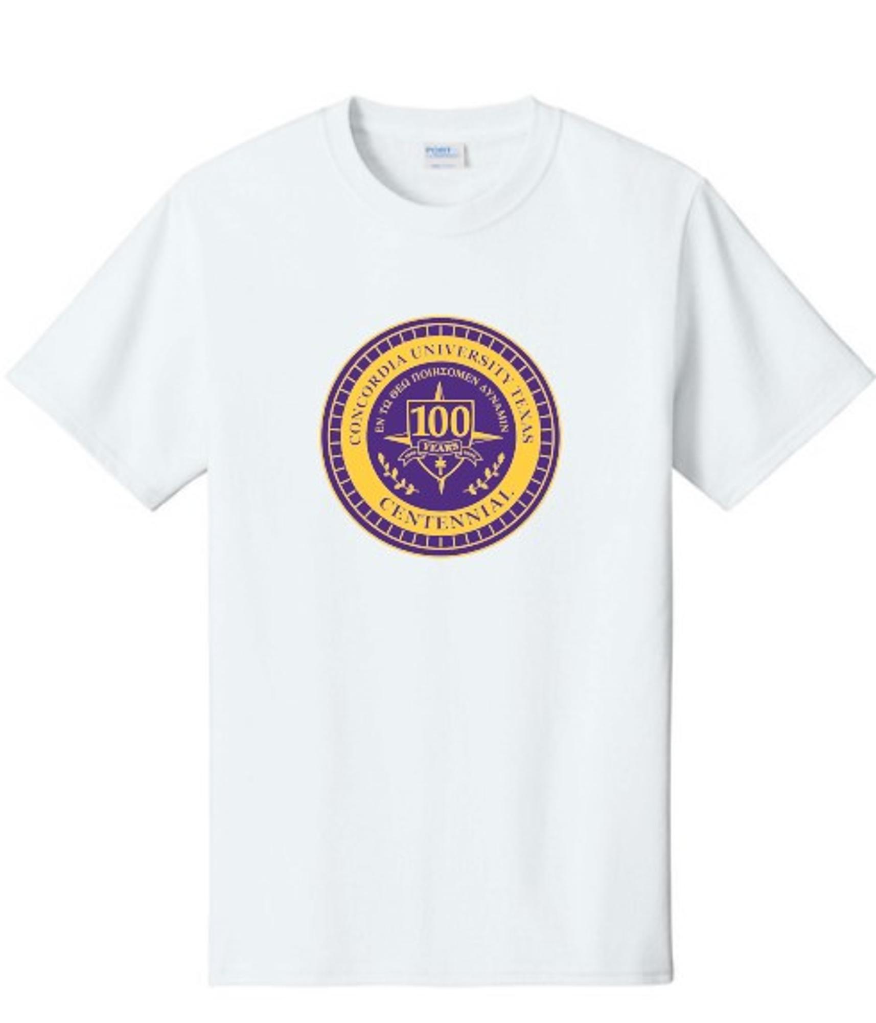Product image 1 of 1 for Concordia University Texas Centennial Short Sleeve Tee, White