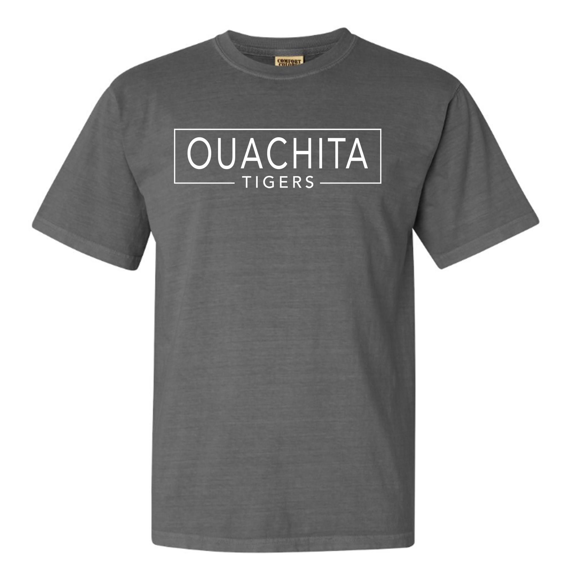 image of: Boxed Ouachita Tigers Short Sleeve Comfort Colors Tee