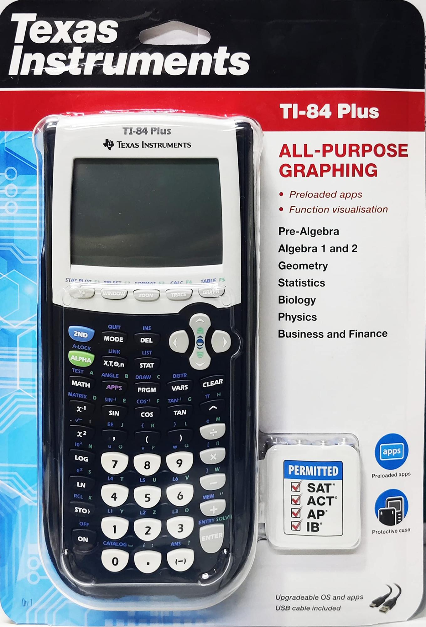 image of: TI 84 Plus Graphing Calculator