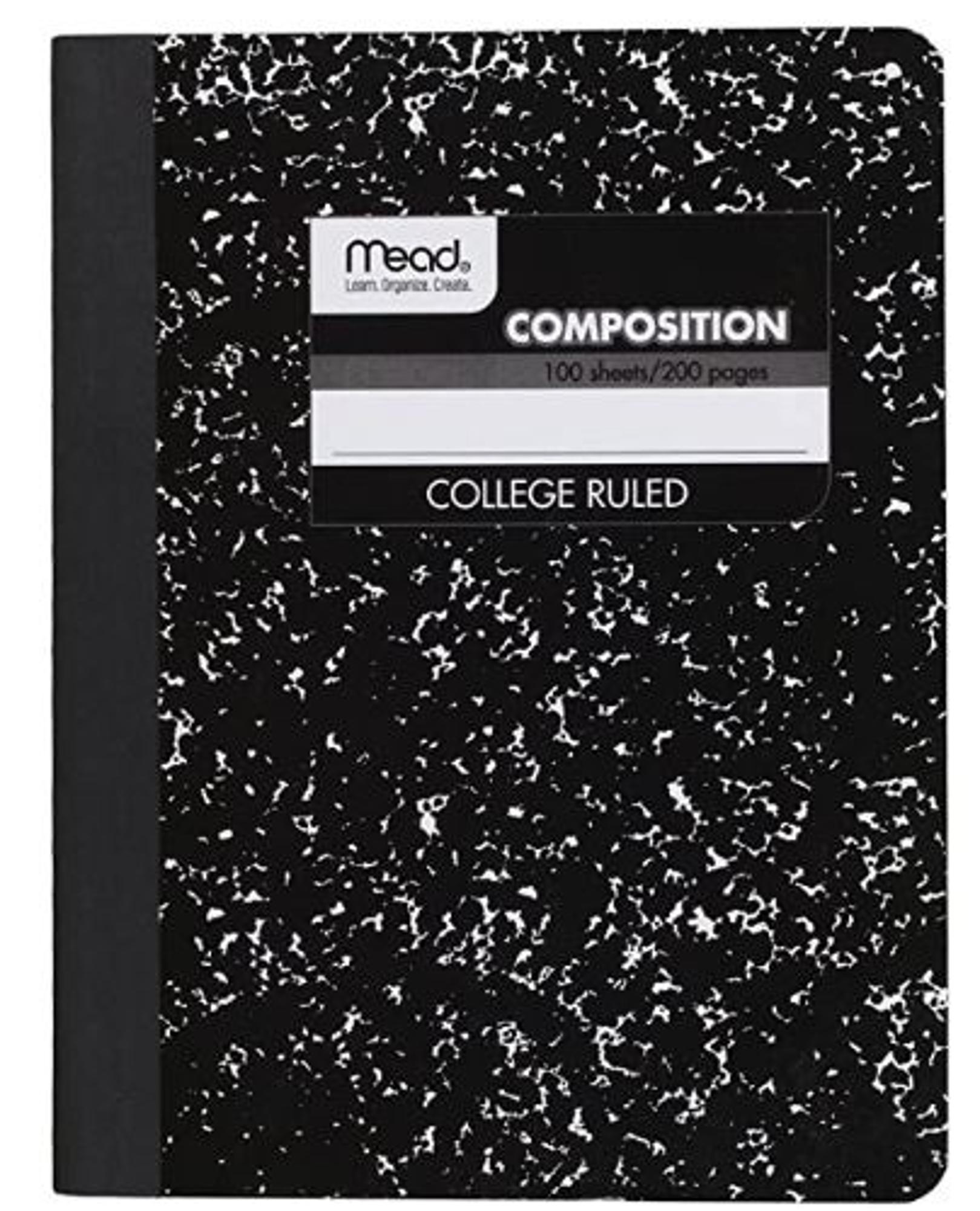 image of: Composition Book College Ruled