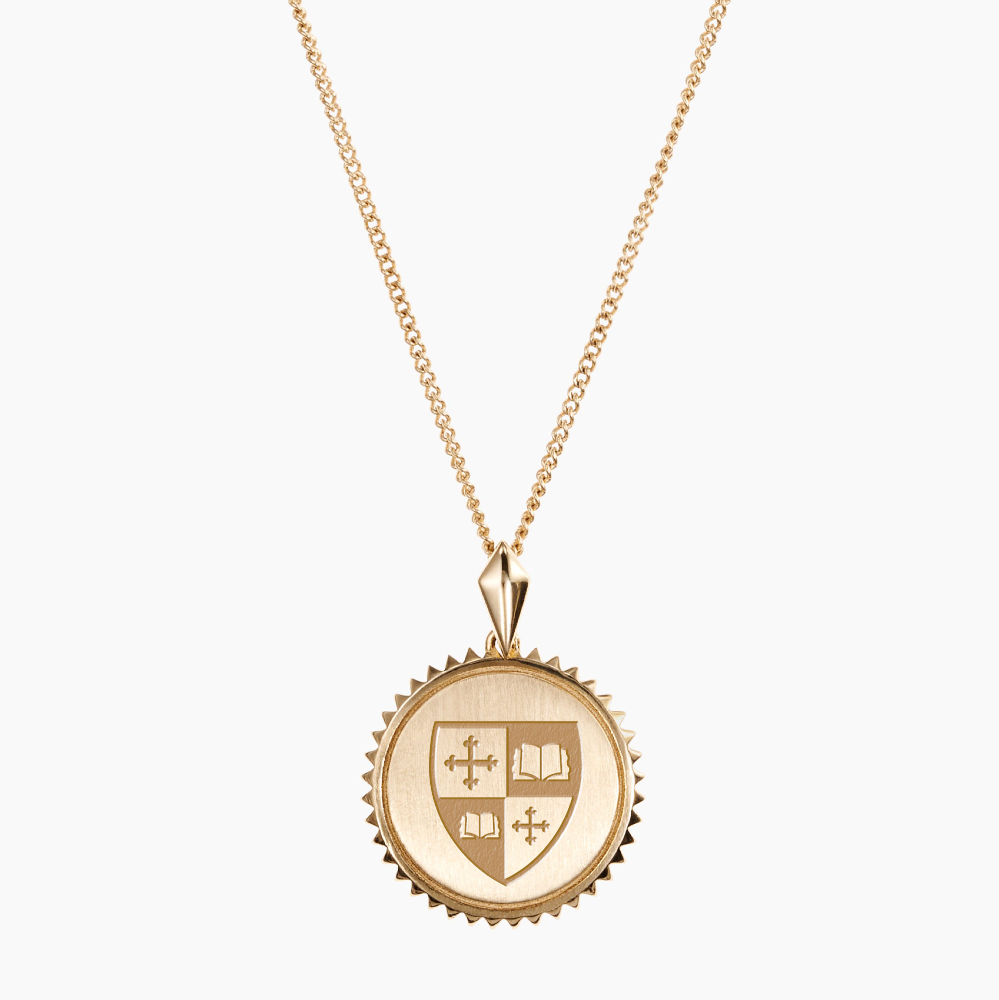 Kyle Cavan St Lawrence Sunburst Shield Pendant | SLU Brewer Bookstore