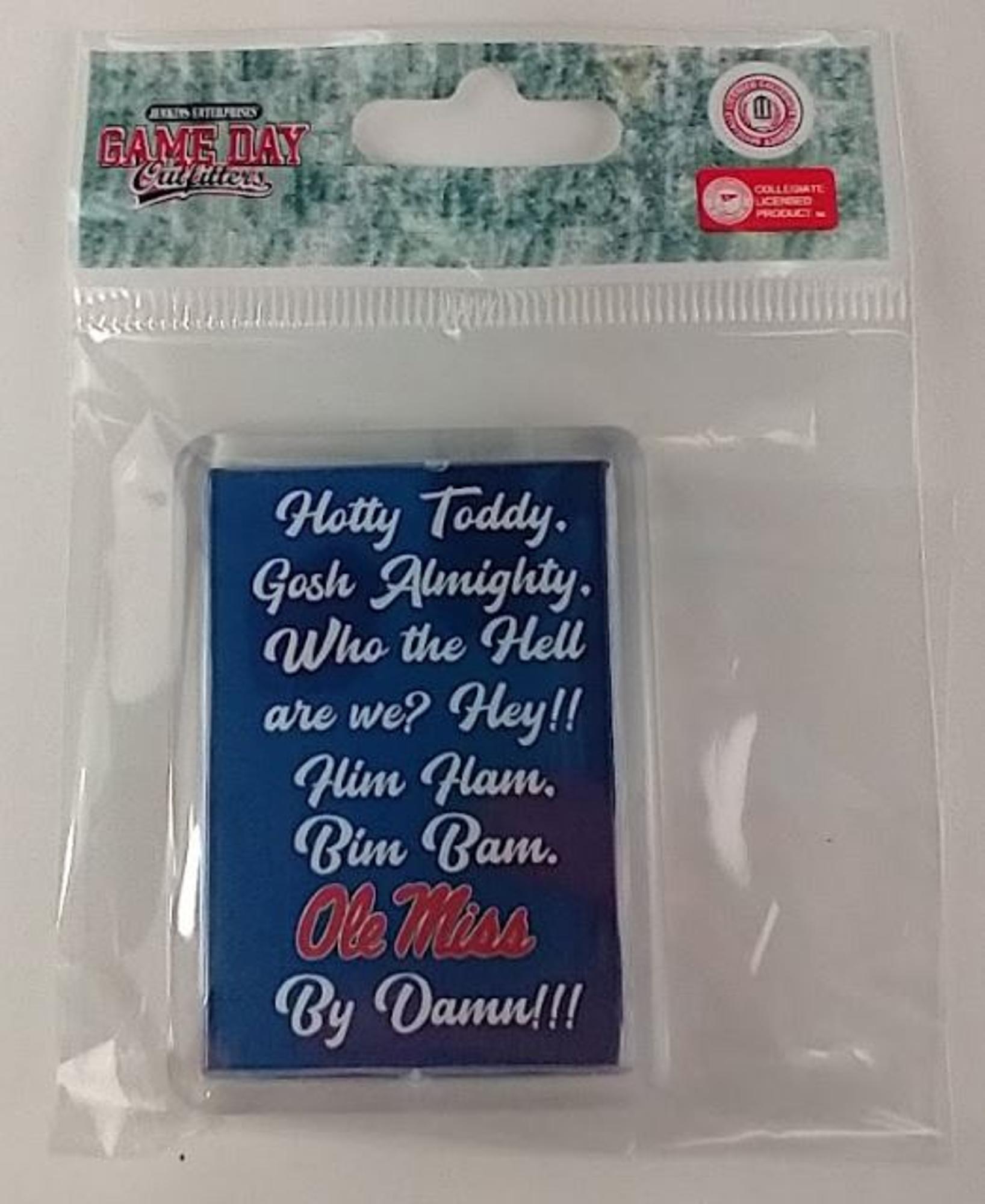 image of: Hotty Toddy Chant Acrylic Magnet