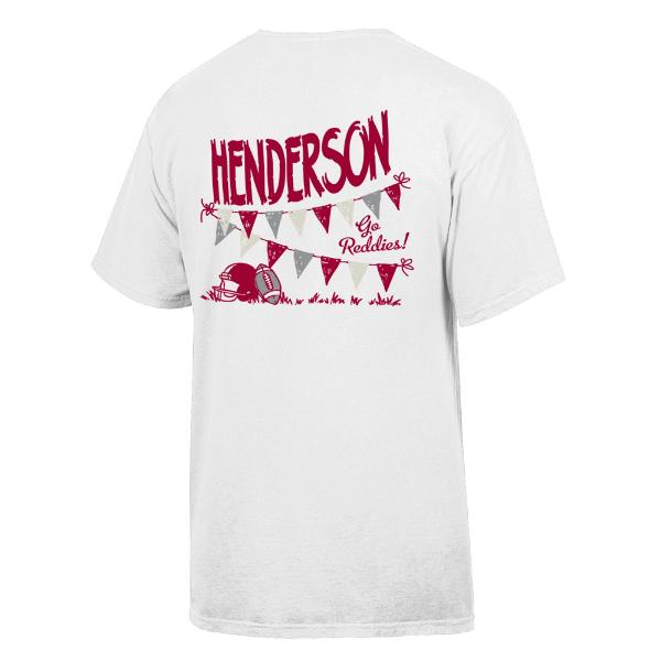 Henderson Football Pennants Comfort Wash Short Sleeve Tee; $26.99