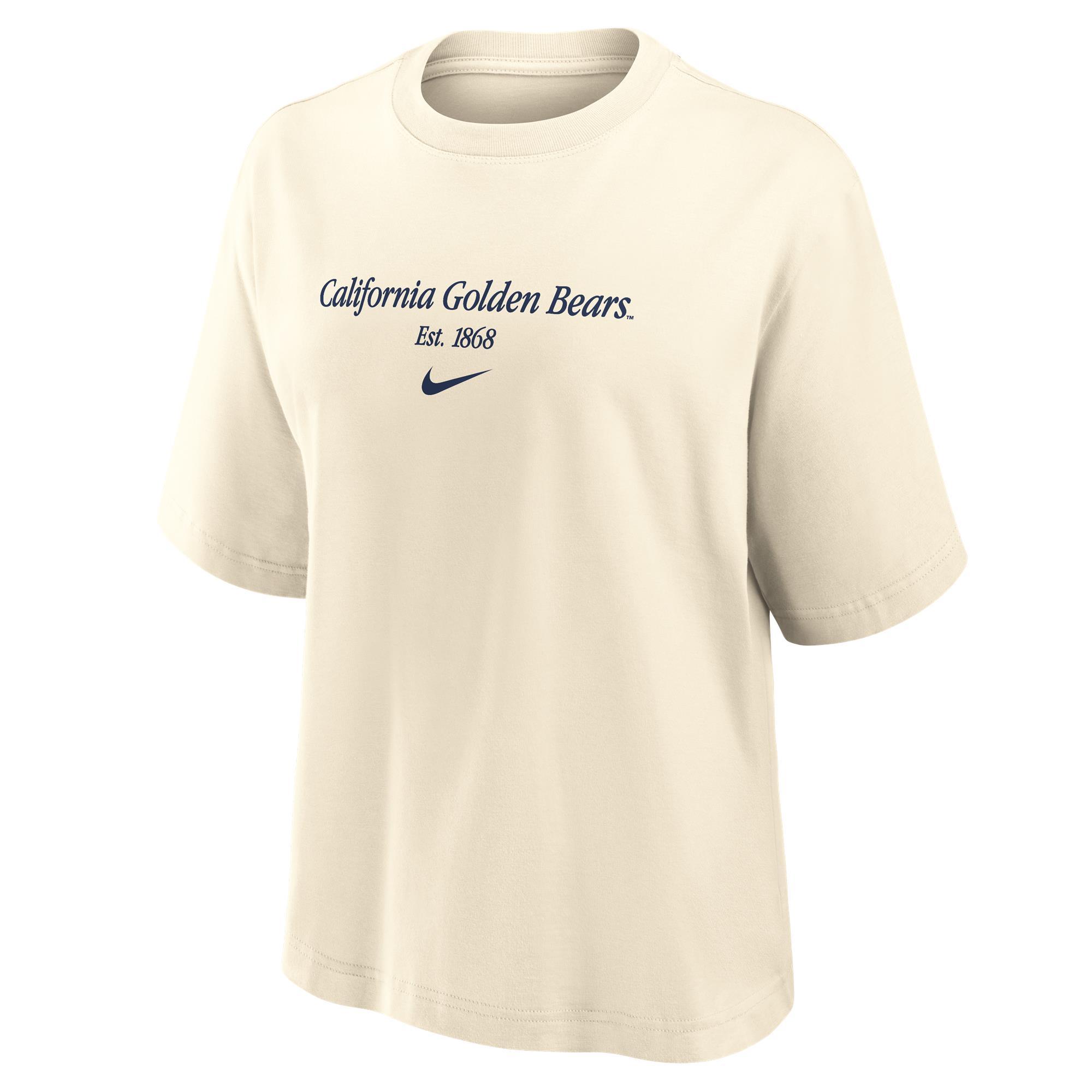 Product image 1 of 2 for Women's Nike Sideline Boxy Tee California Golden Bears Logo